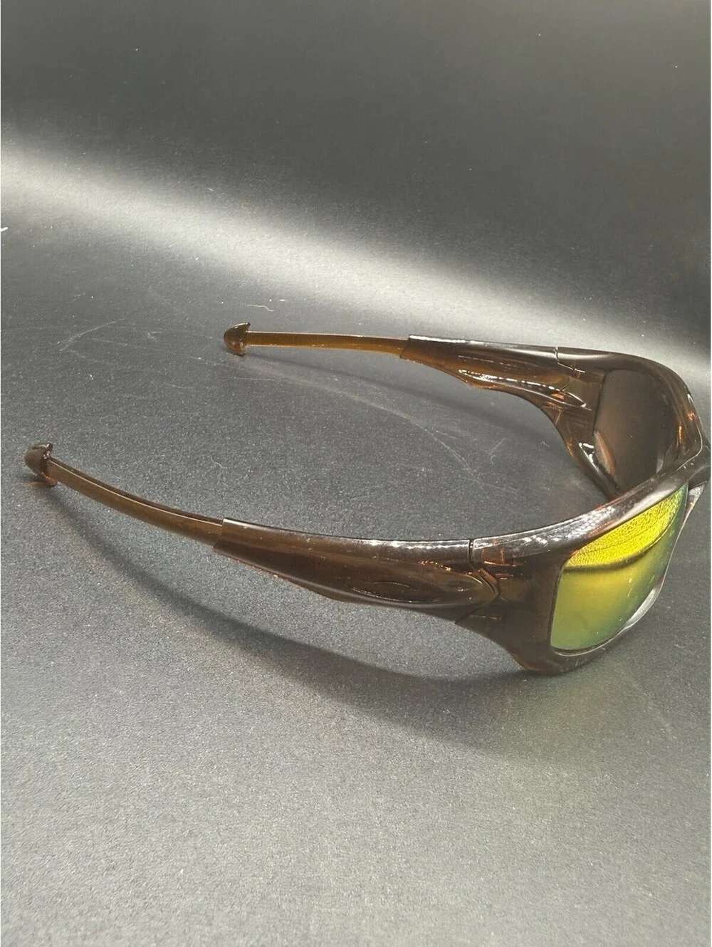 Oakley Pit Bull Polished Rootbeer/Fire Iridium Lenses